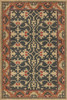 Williamsburg Lotto Ushak Description of Love - vinyl floor cloth sizes 20x30, 24x36, 30x44, 38x56