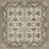 Williamsburg Lotto Ushak If You Show Patience - vinyl floor cloth sizes 36x36, 48x48