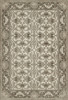 Williamsburg Lotto Ushak If You Show Patience - vinyl floor cloth sizes 52x76, 70x102, 84x120