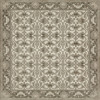 Williamsburg Lotto Ushak If You Show Patience - vinyl floor cloth sizes 96x96, 120x120