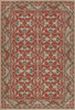 Williamsburg Lotto Ushak Bring Wine - vinyl floor cloth sizes 52x76, 70x102