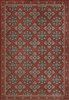 Williamsburg Antiquary Provenance - vinyl floor cloth sizes 20x30, 24x36, 38x56, 52x76, 70x102