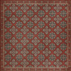 Williamsburg Antiquary Provenance - vinyl floor cloth sizes 96x96, 120x120