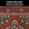 Williamsburg Antiquary Provenance - vinyl floor cloth 5"x5" swatch sample