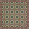 Williamsburg Antiquary Manuscript - vinyl floor cloth size 84x84