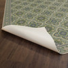 Williamsburg Antiquary Fly Leaf - vinyl floor cloth underside