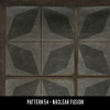 classic pattern 54 nuclear fusion vinyl floor cloth swatch sample