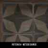 classic pattern 54 meteor shower vinyl floor cloth swatch sample