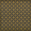 Pattern 54 Cosmic Ray - vinyl floor cloth sizes 84x84, 96x96, 120x120