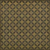 Classic Pattern 54 Cosmic Ray - vinyl floor cloth sizes  84x84, 96x96, 120x120