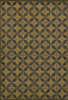 Classic Pattern 54 Cosmic Ray - vinyl floor cloth sizes  52x76, 70x102