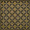 Classic Pattern 54 Cosmic Ray - vinyl floor cloth sizes  36x36, 48x48