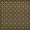 Classic Pattern 54 Meteor Shower - vinyl floor cloth size 84x84