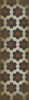 Classic Pattern 2 Organic Synthesis - vinyl floor cloth size 36x126