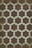 Pattern 2 Organic Synthesis - vinyl floor cloth sizes 20x30, 24x36, 30x44, 38x56, 52x76, 70x102