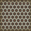 Classic Pattern 2 Organic Synthesis - vinyl floor cloth sizes 84x84, 96x96, 120x120