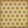 Pattern 2 Pushing Up Daisies - vinyl floor cloth sizes 36x36, 48x48, 60x60, 72x72