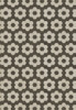 Classic Pattern 2 Resonance (lightly distressed) - vinyl floor cloth sizes 96x140, 120x175