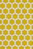 Pattern 2 Bees Knees (lightly distressed) - vinyl floor cloth sizes 96x140, 120x175