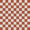 Classic Pattern 7 Checked Out (lightly distressed) - vinyl floor cloth sizes 84x84, 96x96, 120x120