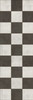 Classic Pattern 7 Checkered Past (lightly distressed) vinyl floor cloth size 32x96