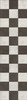Classic Pattern 7 Checkered Past (lightly distressed) vinyl floor cloth size 36x132
