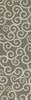 Classic Pattern 4 Captain Ahab (lightly distressed) - vinyl floor cloth sizes 24x77, 30x96, 26x83, 36x115