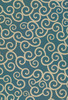 Pattern 4 Tsunami lightly distressed vinyl floor cloth sizes 52x76, 70x102