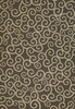 Pattern 4 It Was a Dark and Stormy Night (lightly distressed) - vinyl floor cloth sizes 96x140, 120x175