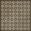 Classic Pattern 3 There's no Place Like Home lightly distressed vinyl floor cloth sizes 84x84, 96x96, 120x120