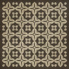 Classic Pattern 3 There's no Place Like Home lightly distressed vinyl floor cloth sizes 36x36, 48x48