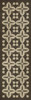 Classic Pattern 3 There's no Place Like Home lightly distressed vinyl floor cloth sizes 26x83, 36x115