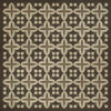 Classic Pattern 3 Oz lightly distressed vinyl floor cloth sizes 60x60, 72x72