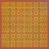 Classic Pattern 3 Lollipop Guild (lightly distressed) - vinyl floor cloth sizes 96x96, 120x120