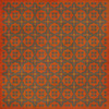 Classic Pattern 3 Red Rum (lightly distressed) - vinyl floor cloth sizes 96x96, 120x120