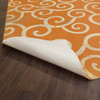 Classic Pattern 4 Salt Water Taffy (distressed)- vinyl floor cloth underside 