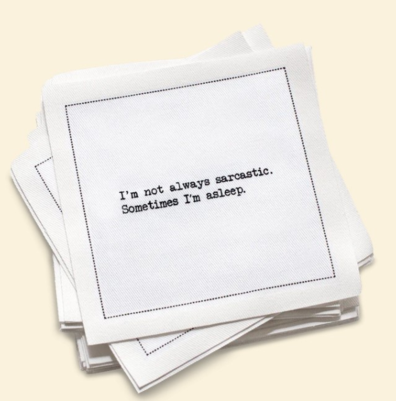 Snarky Quotes Cocktail Napkins pack of 50