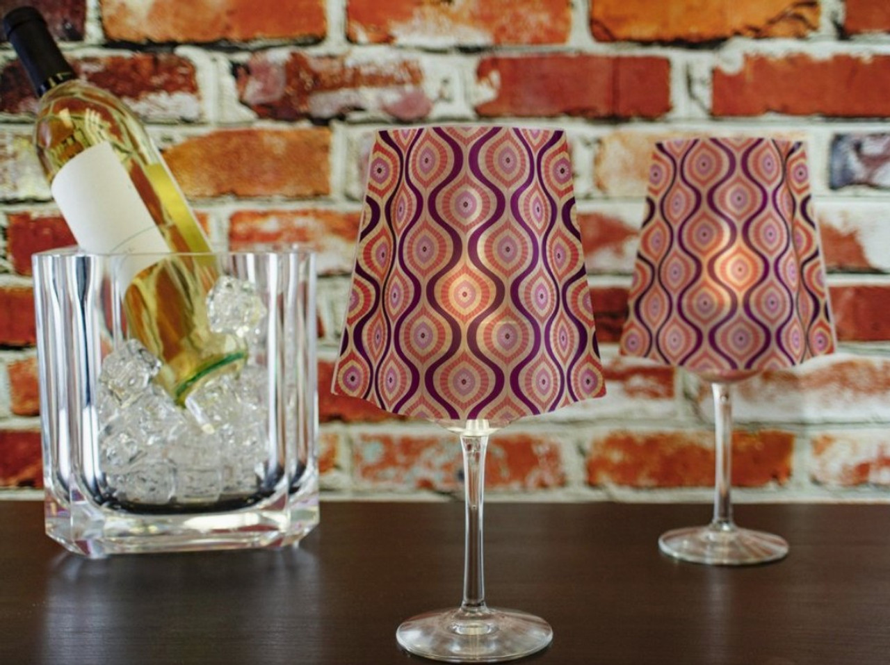 Adina Wine Glass Shade Luminary set of 4