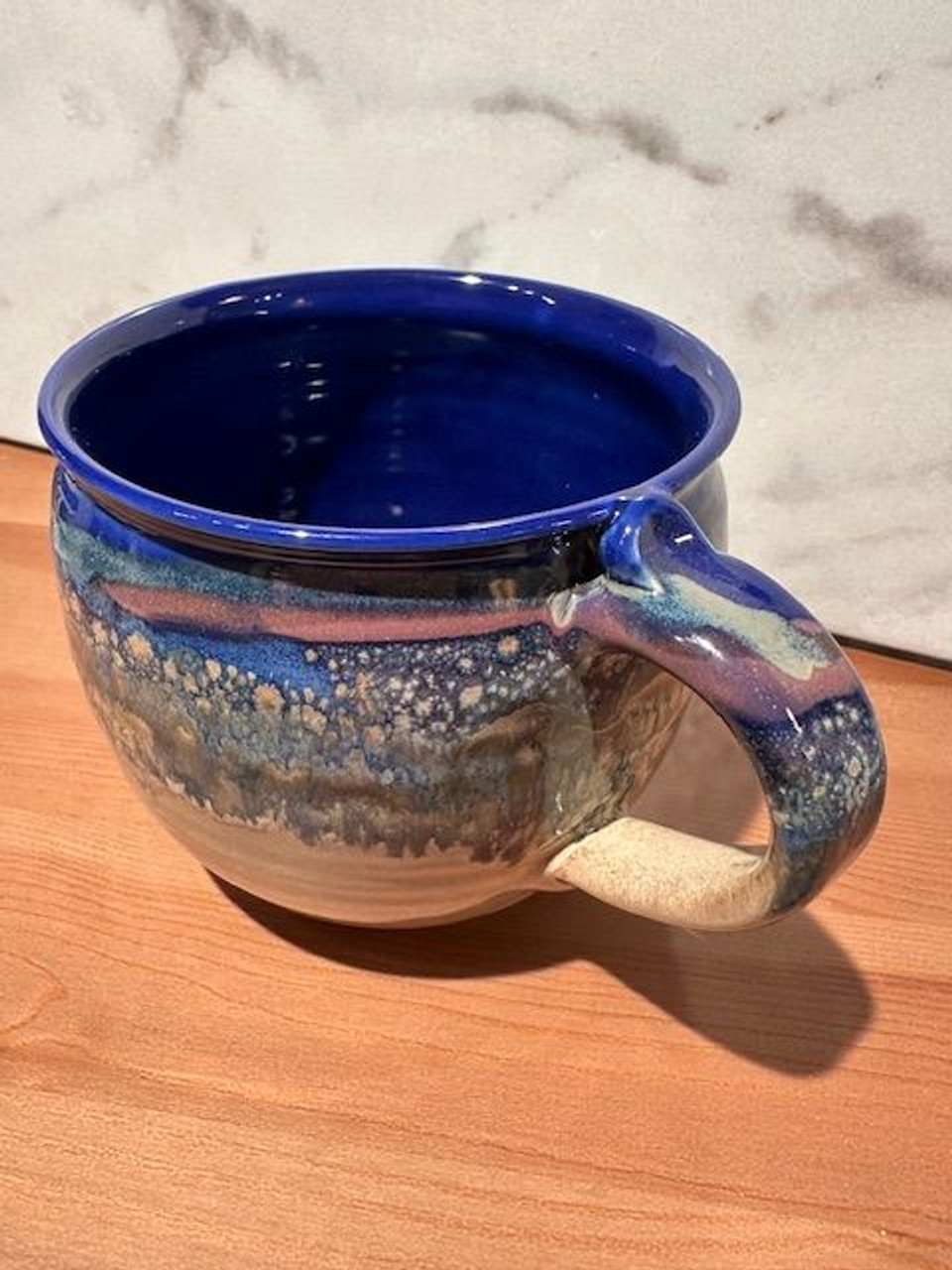 Latte Mug - cobalt canyon