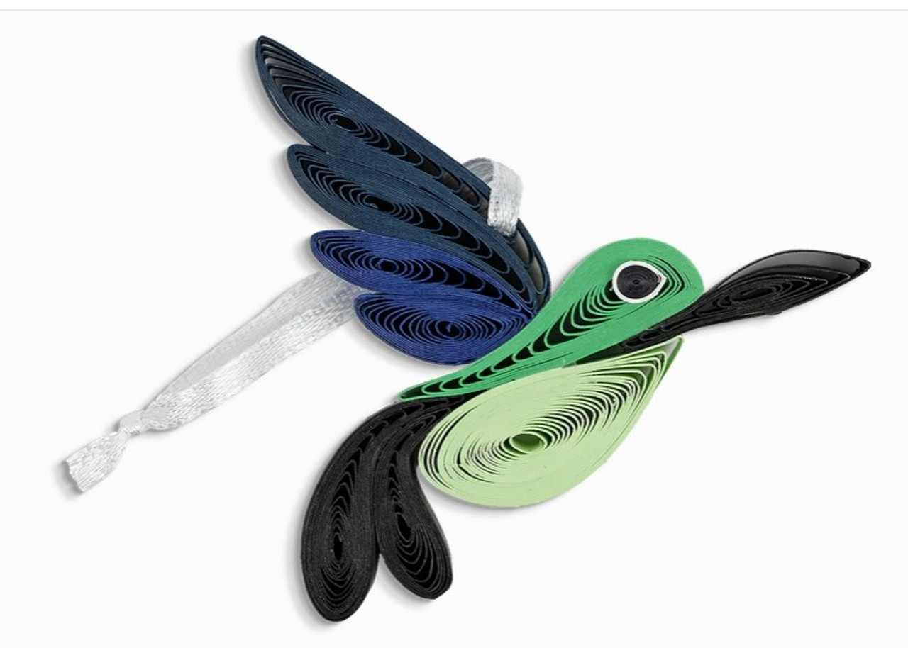 Quilled Birds Ornaments Box set of 3