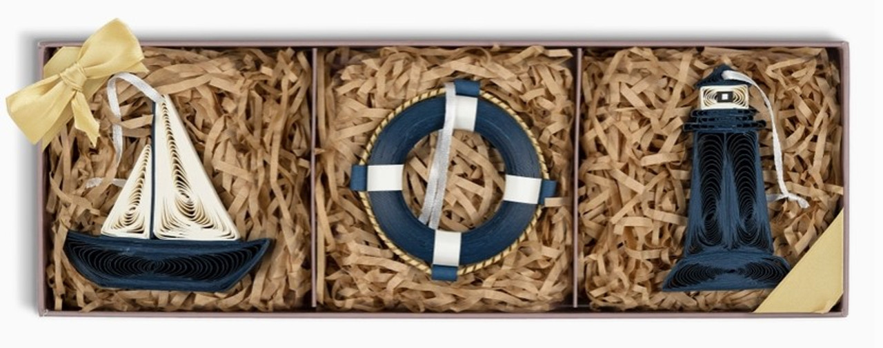 quilled nautical ornaments paper