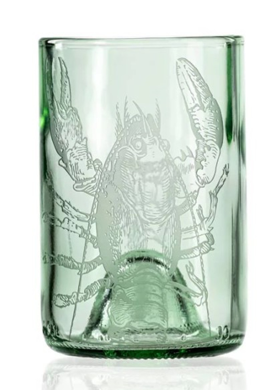 lola lobster green tumbler rolf glass