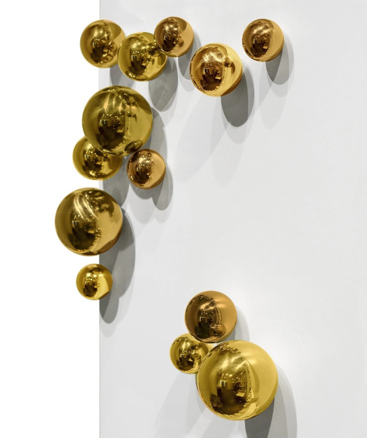 Orb, Gold Gloss set of 10