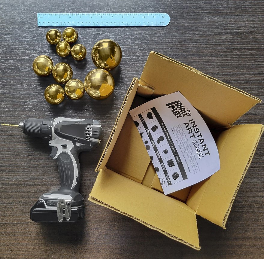 Orb, Gold Gloss set of 10