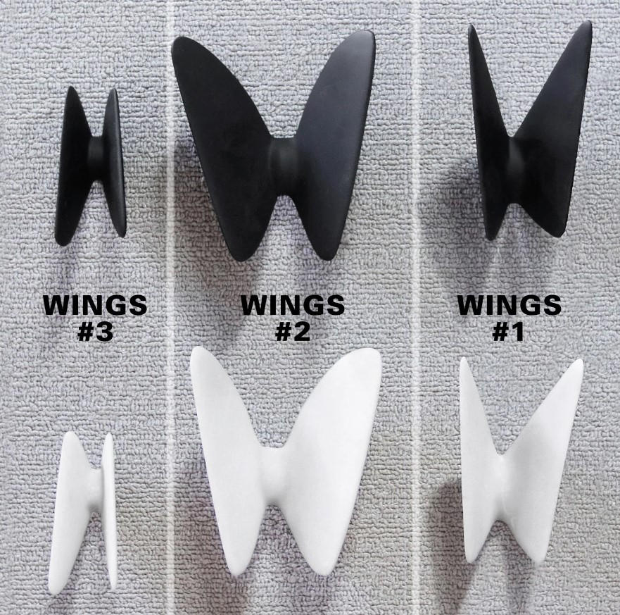 Wall Play Wings #2 Off-White set of 10