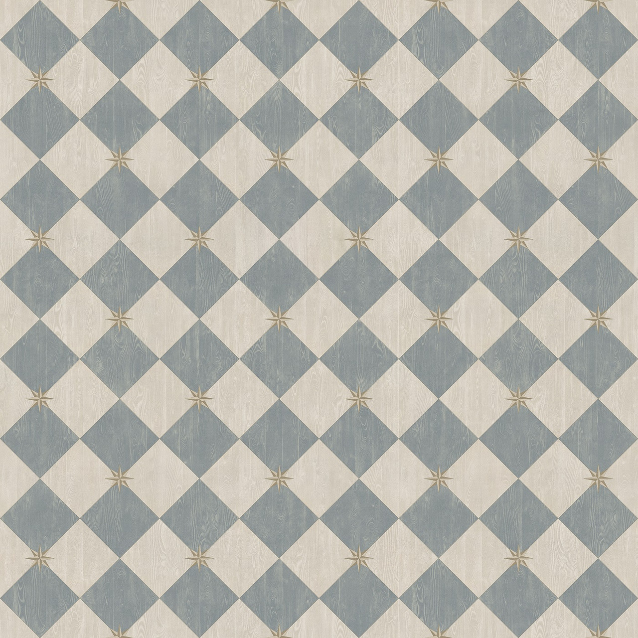 Williamsburg Compass Diamond Garden Fountain - vinyl floor cloth size 96x96