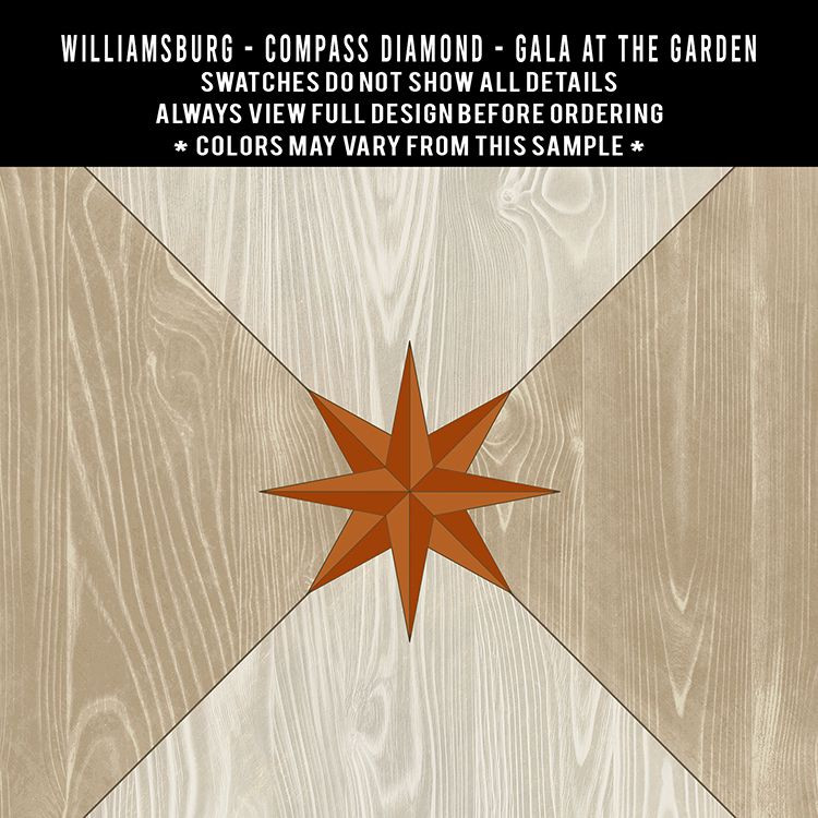williamsburg compass diamond gala at the garden swatch 