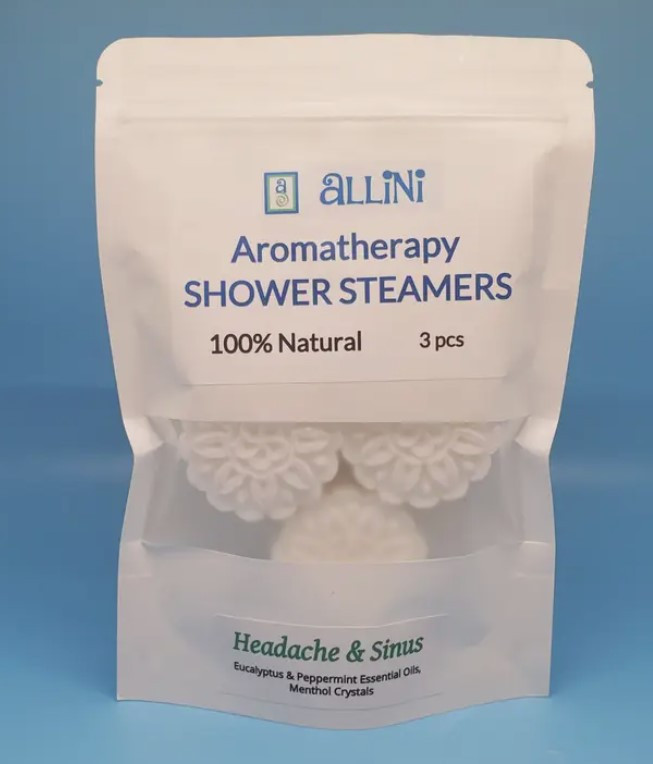 Allini Headache and Sinus shower steamers