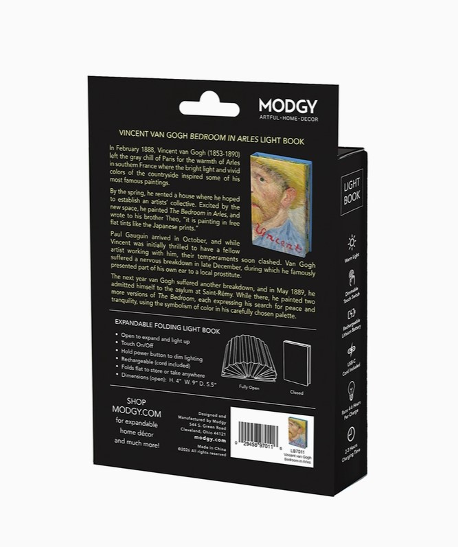 Modgy Light Book - Vincent Van Gogh the Bedroom