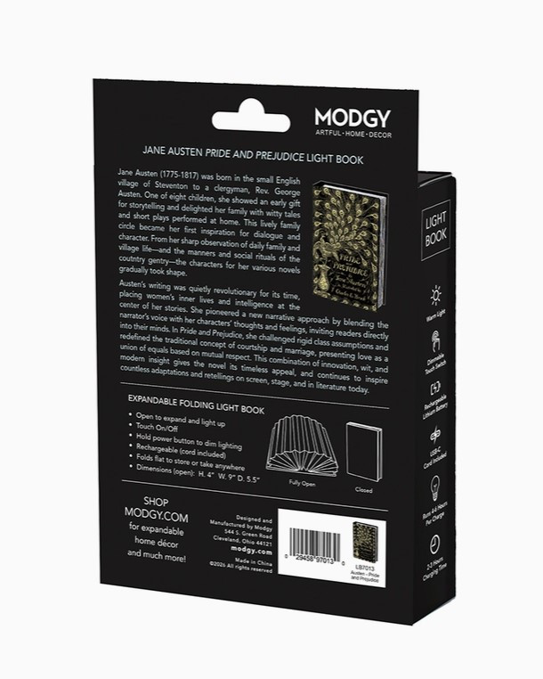 Modgy Light Book - Pride and Prejudice